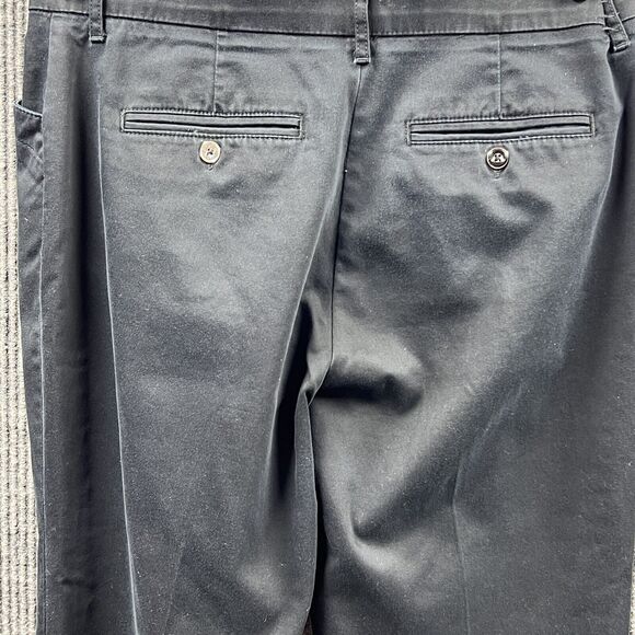 Lee Total Freedom Pant Men 12L‎ (34x32) Black Chino Casual Straight Leg Work - Picture 6 of 15
